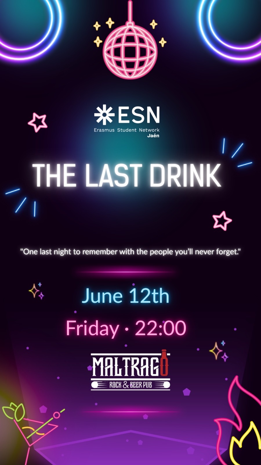 The last drink