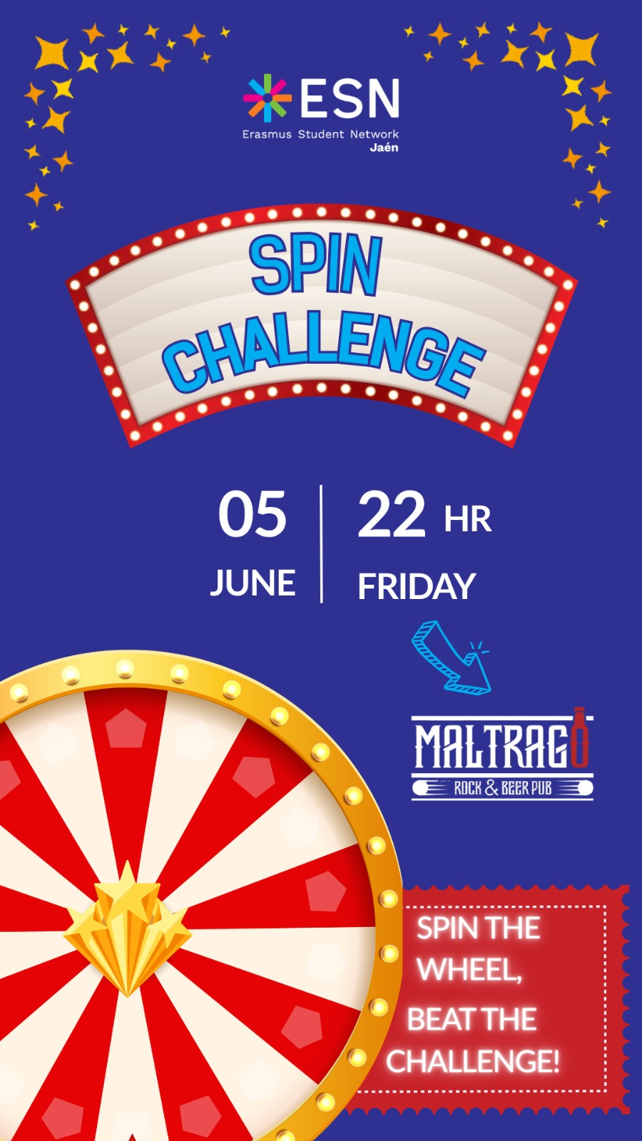 The Spin Challenge: Let the Wheel Decide Your Night! 🎡
