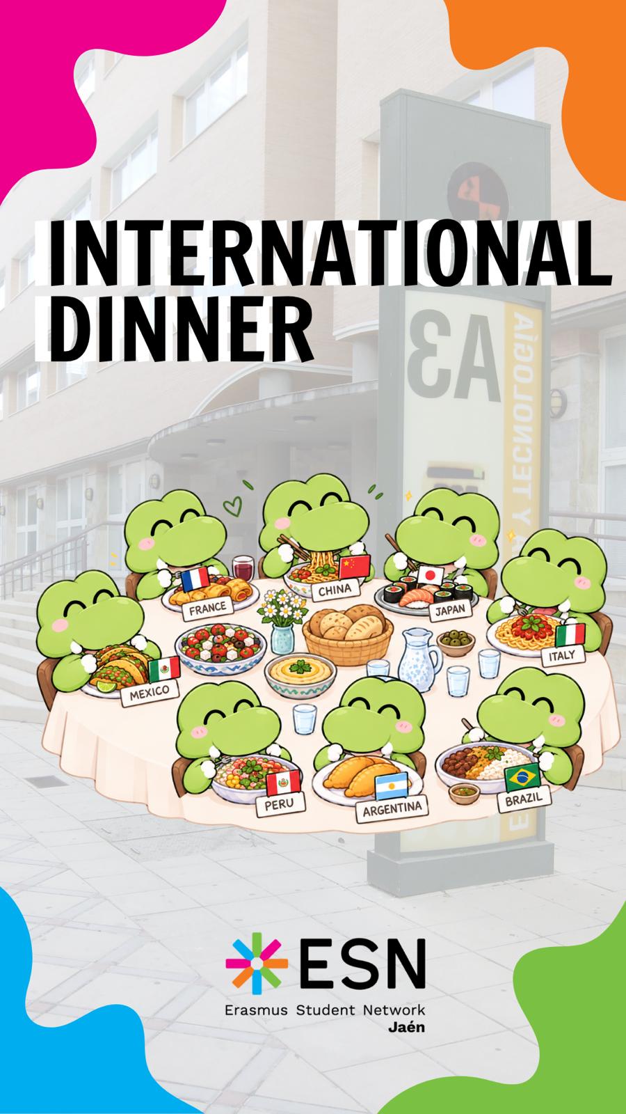 INTERNATIONAL DINNER! 🍽️🌍