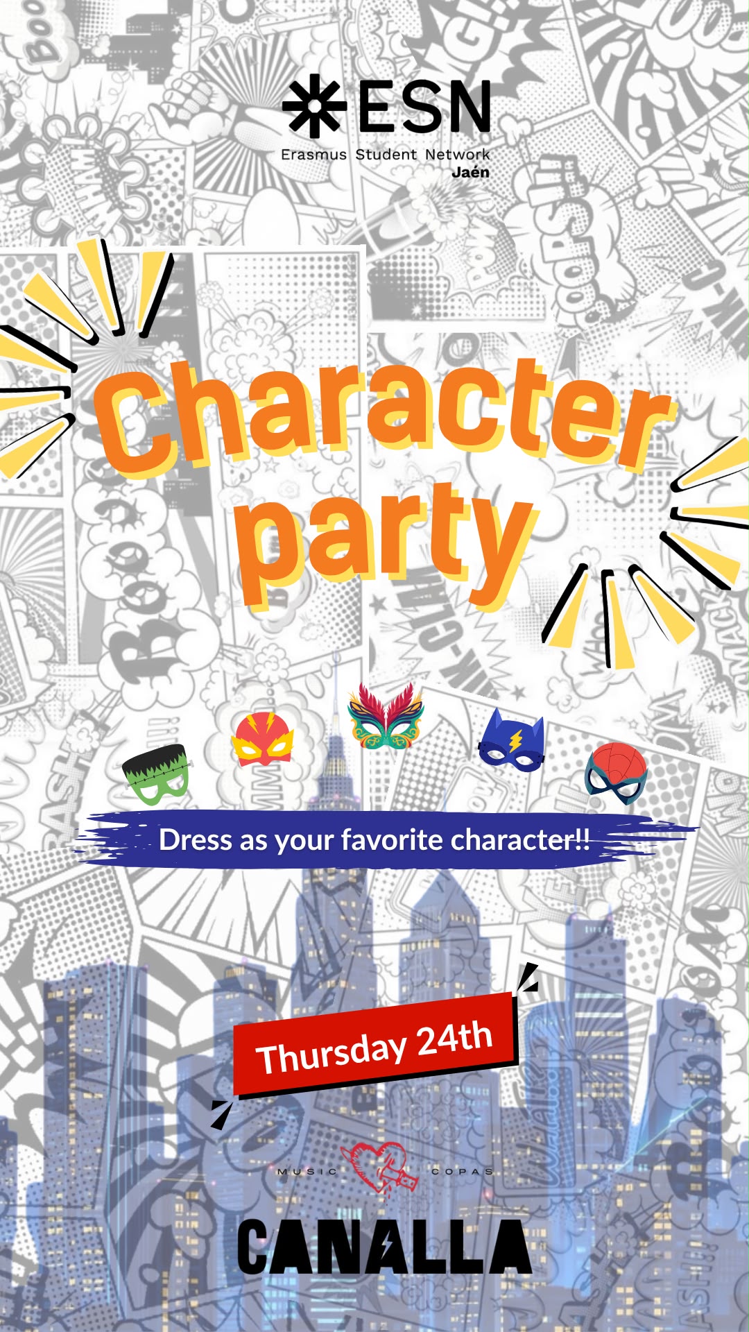 🎭 Character Party
