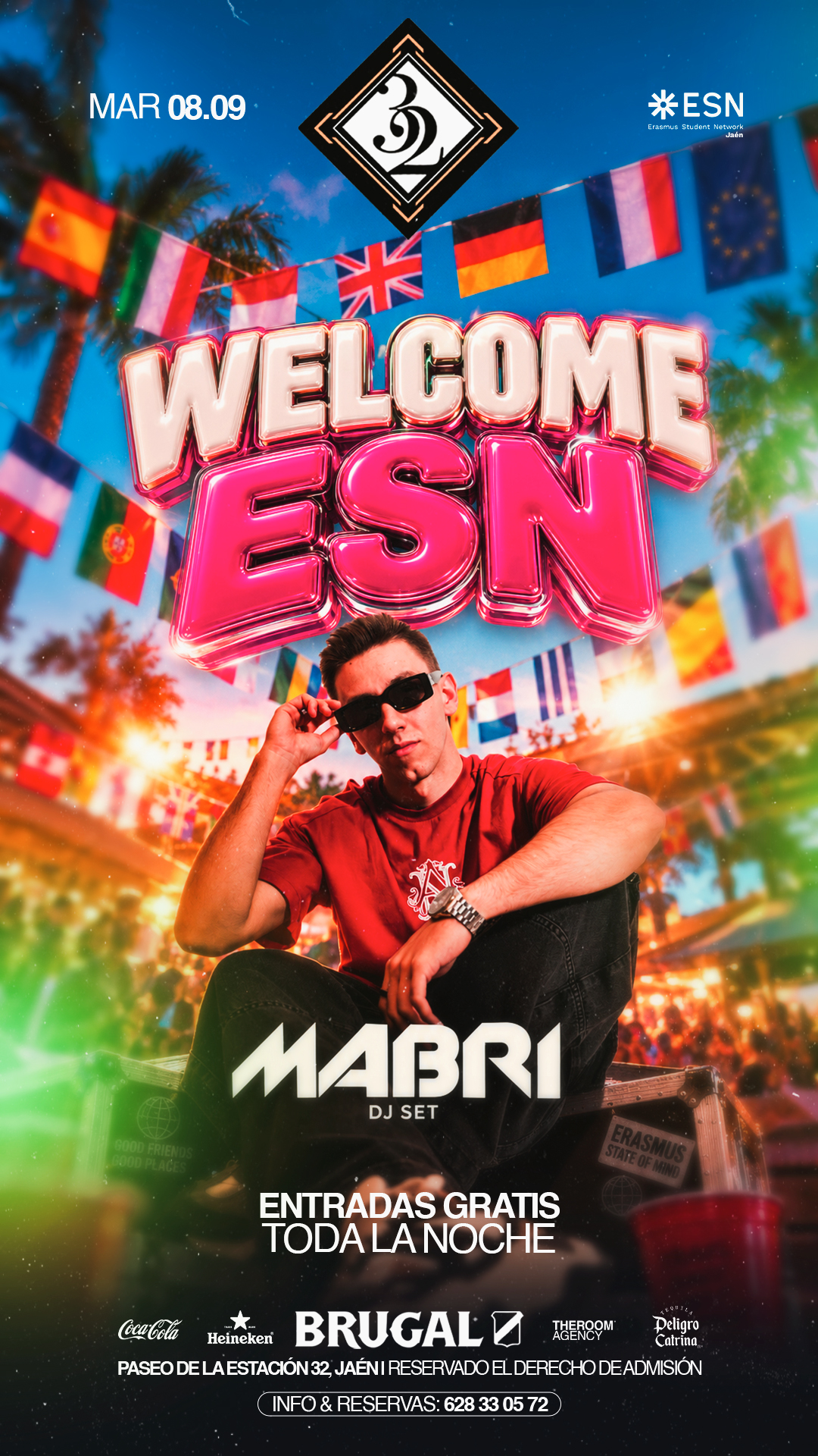 Welcome ESN Party @ Sala 32 🌍